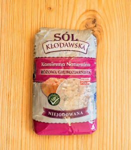 SÓL KAMIENNA KŁODAWSKA NIEJODOWANA RÓŻOWA GRUBOZIARNISTA
